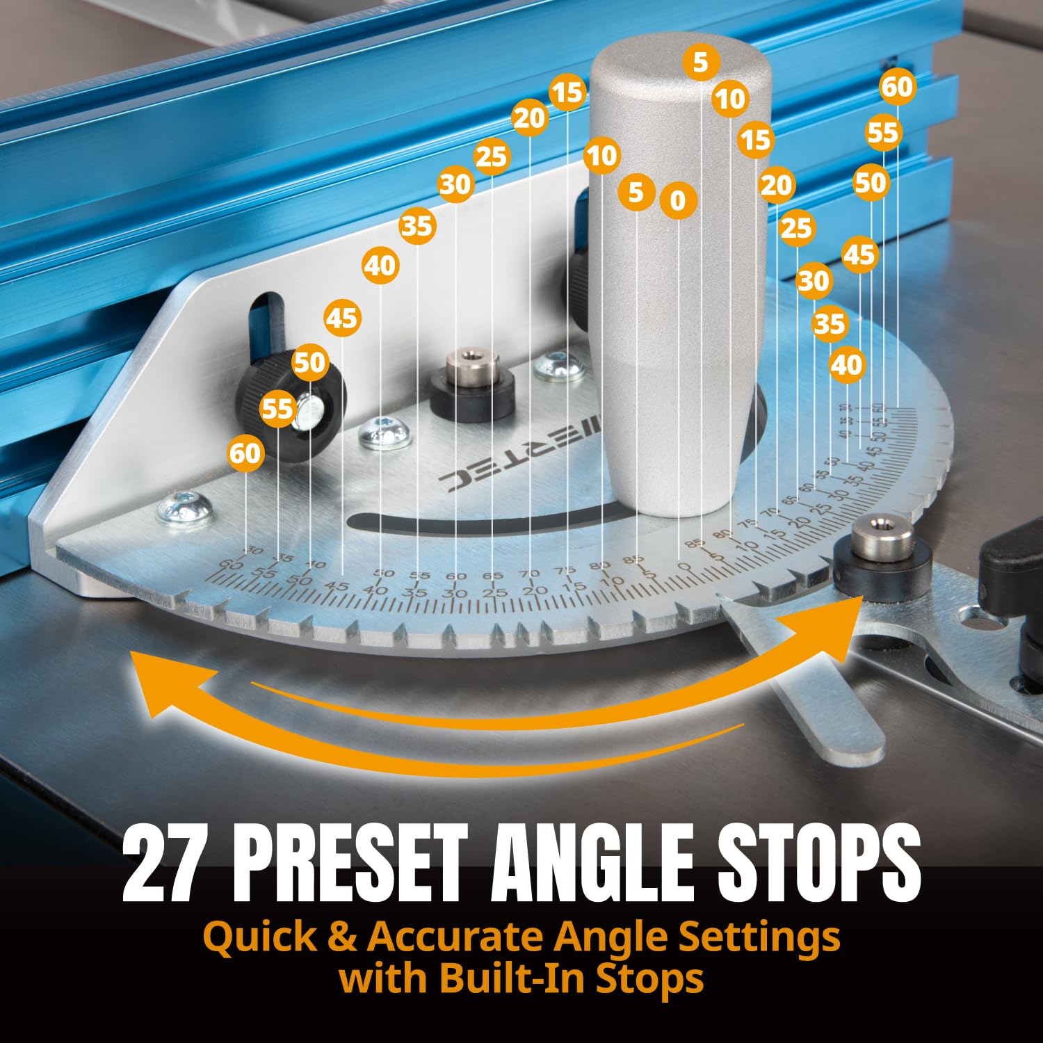 ロレッタ6752 Amazon.com: POWERTEC Precision Table Saw Miter Gauge System w/ 27